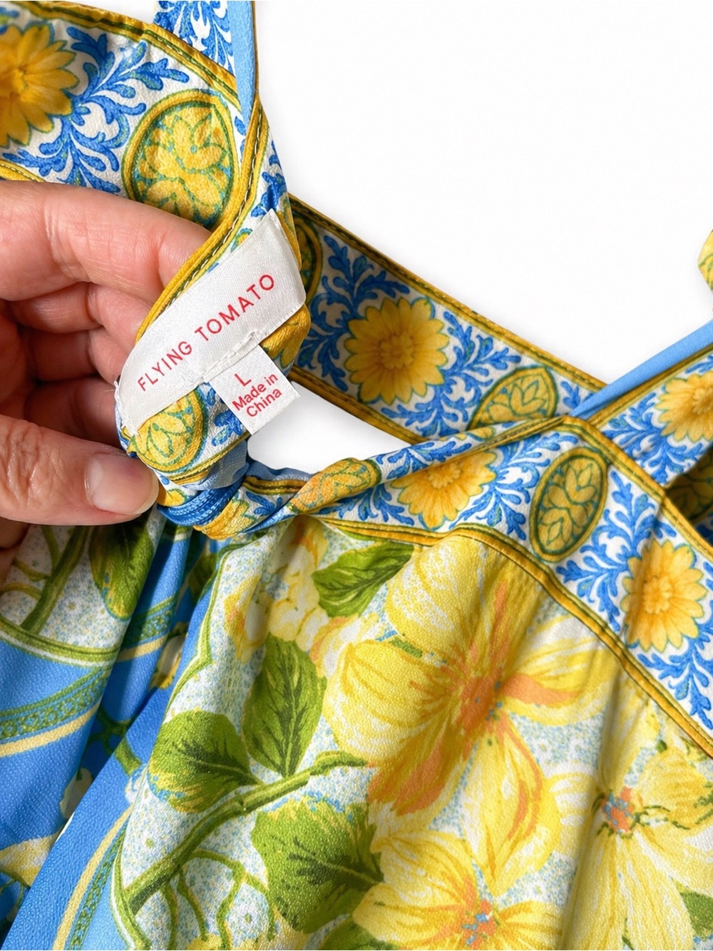 Flying Tomato GOLDEN HOUR BLOOM WOVEN MAXI DRESS - Picture 2 of 12